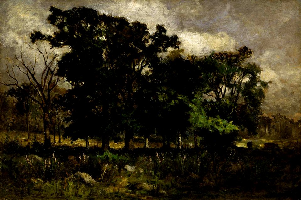 Edward Mitchell Bannister - Tree Landscape - 1984.147 - Smithsonian American Art Museum