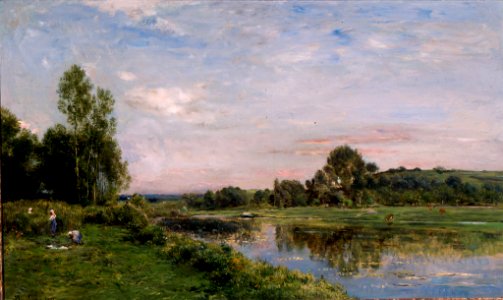Banks of the Oise River by Charles-Francois Daubigny, High Museum of Art