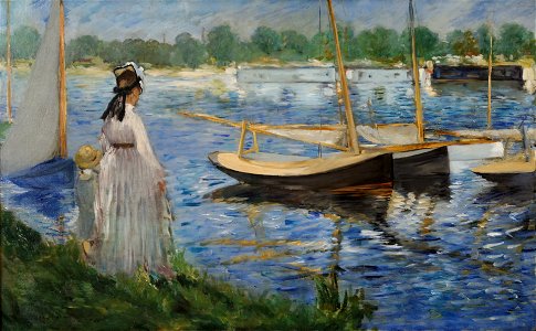 Banks of the Seine at Argenteuil Edouard Manet 1874