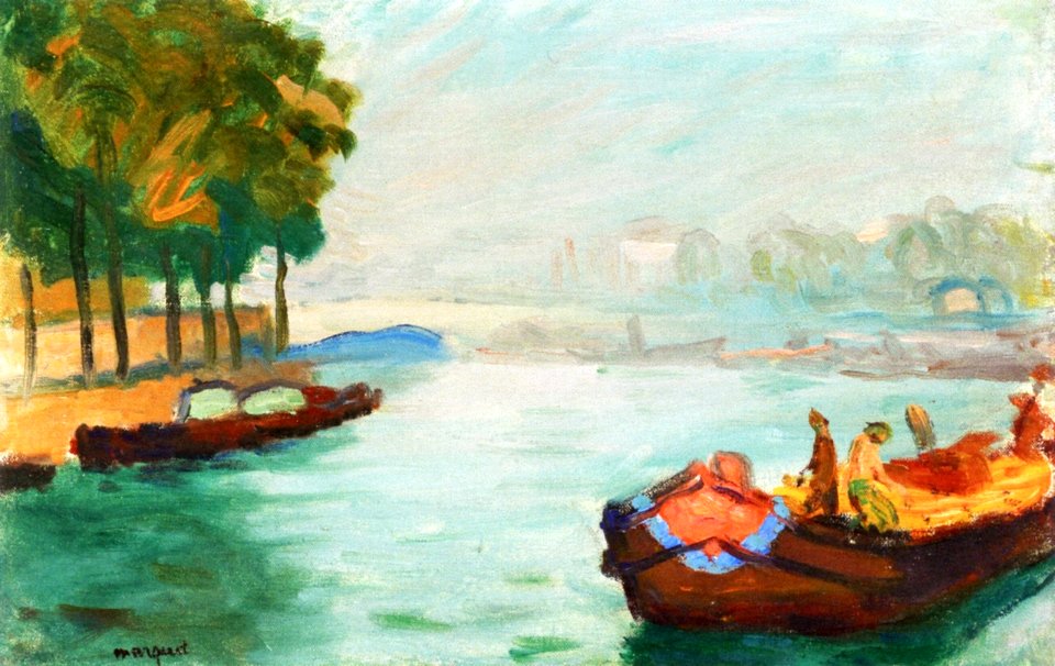 Banks of the Seine, Paris Albert Marquet (1896)