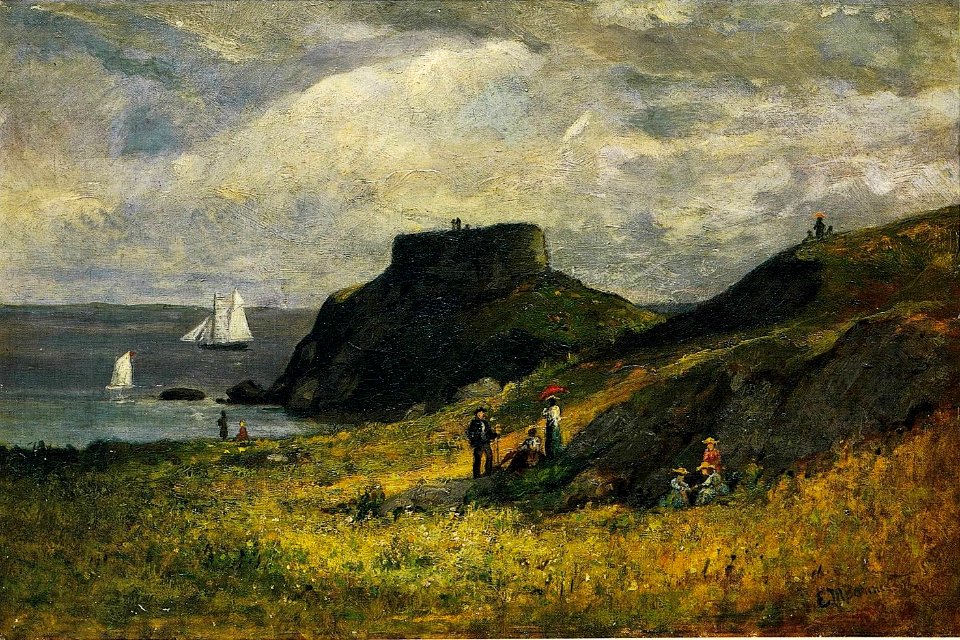 'Fort Dumpling, Jamestown, Rhode Island' by Edward Mitchell Bannister