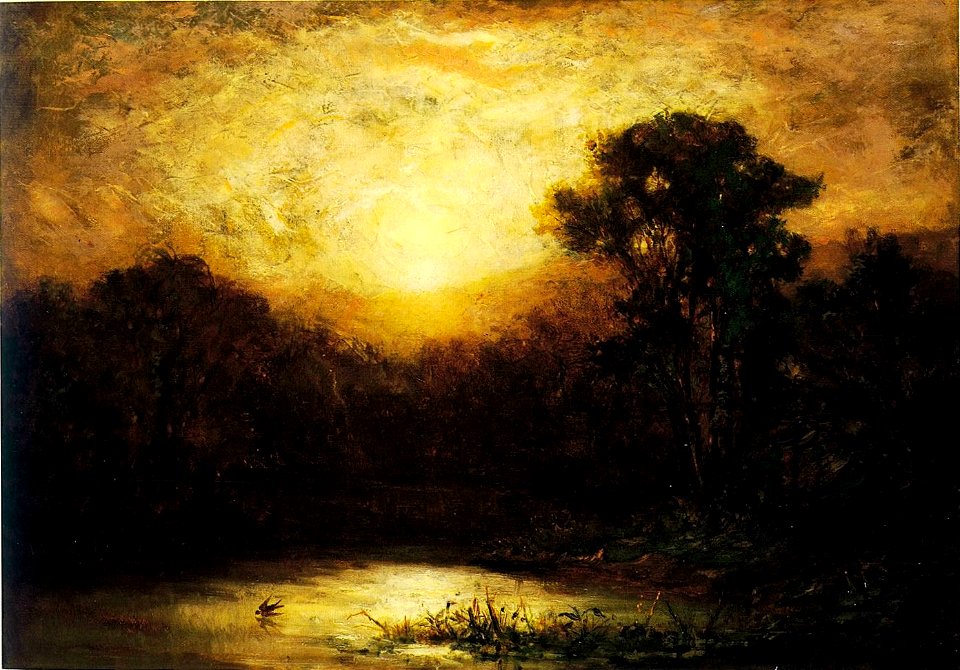 'Sunset' by Edward Mitchell Bannister, c. 1875-80