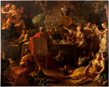 Banquete de Telémaco y Mentor (Museo del Prado). Free illustration for personal and commercial use.