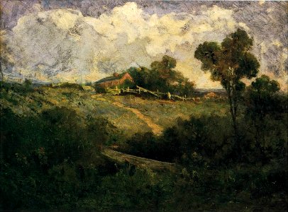 'The Old House' by Edward Mitchell Bannister, 1899