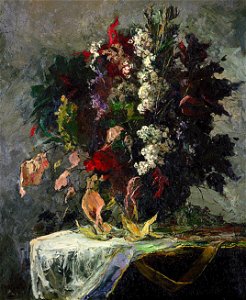 Edward Mitchell Bannister - Untitled (floral still life) - 1983.95.152 - Smithsonian American Art Museum