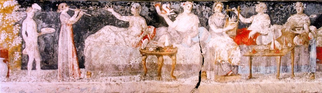 Banquet, tombe d'Agios Athanasios
