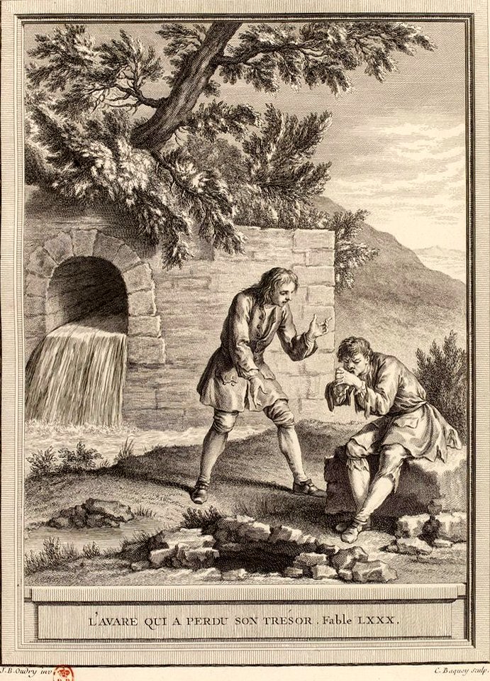 Baquoy-Oudry-La Fontaine - L'Avare qui a perdu son trésor