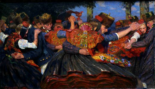 Carl Bantzer Schwälmer Tanz 1897 1898