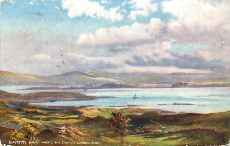 Bantry Bay where the French landed in 1798 - Tucks Postcards