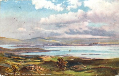 Bantry Bay where the French landed in 1798 - Tucks Postcards