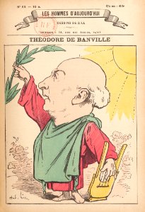 Théodore de Banville par André Gill N°63