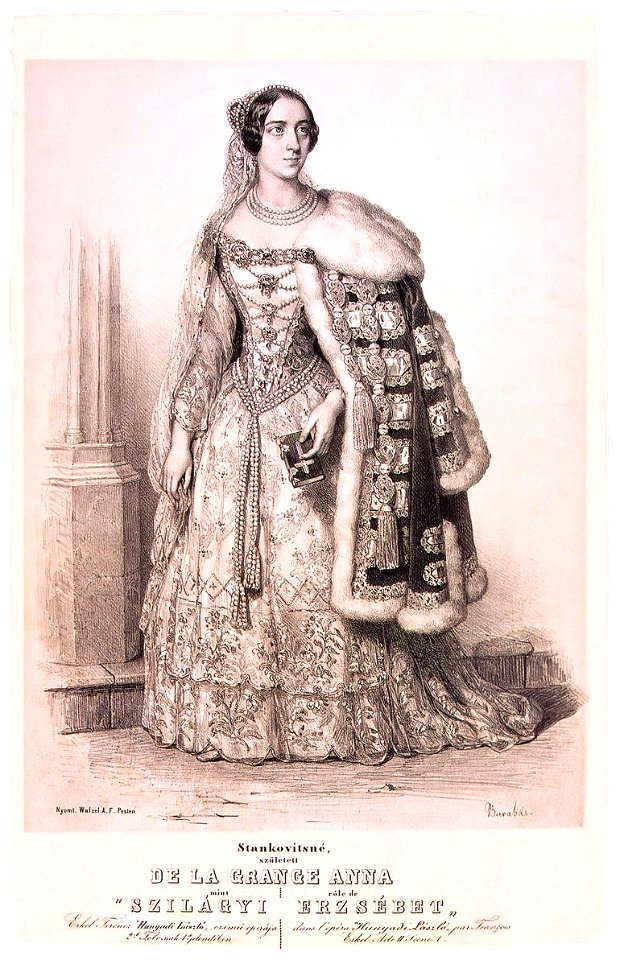 Barabás Portrait of Anne de la Grange