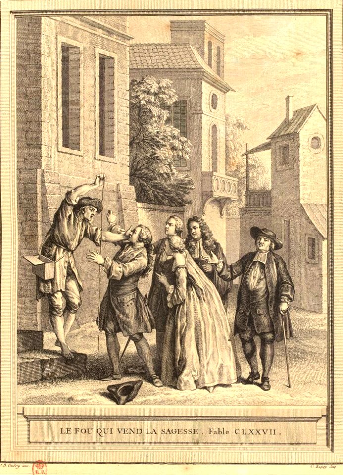 Baquoy-Oudry-La Fontaine-Le fou qui vend la sagesse
