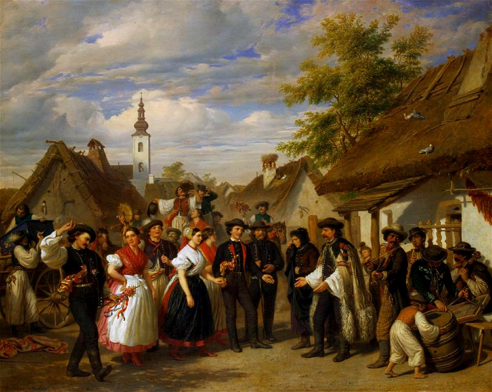 Barabas, Miklos - The Arrival of the Daughter-in-law (1856)