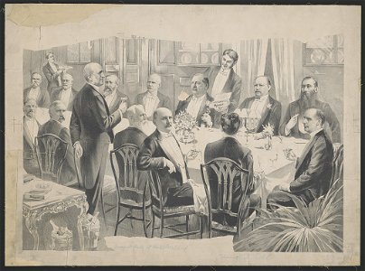 Banquet hall at Hotel Waldorf LCCN2014645209