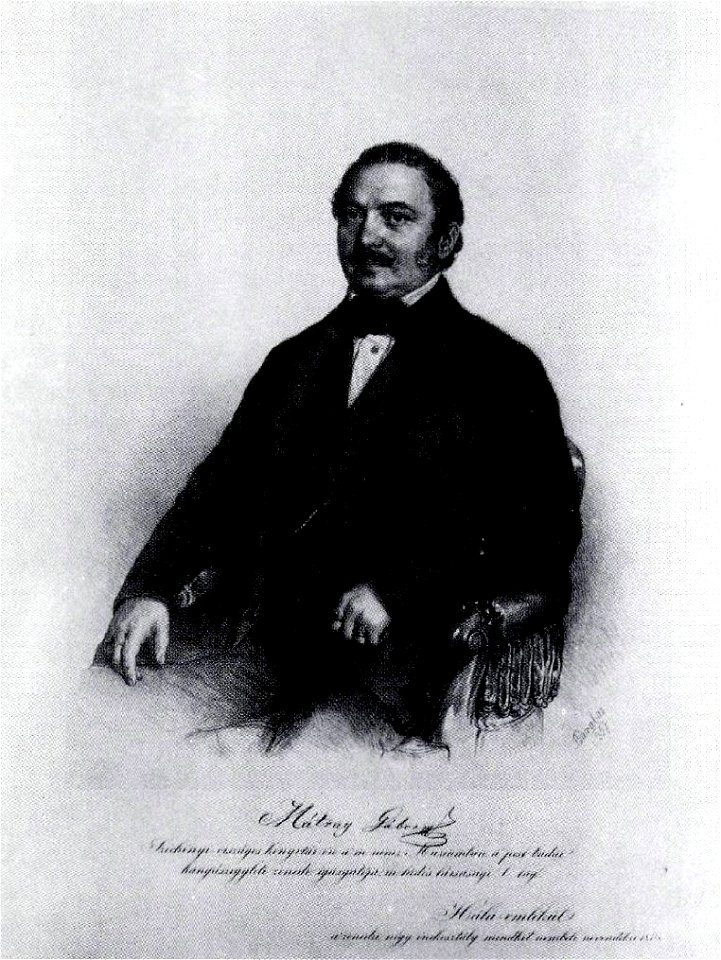 Barabás Portrait of Gábor Mátray 1857
