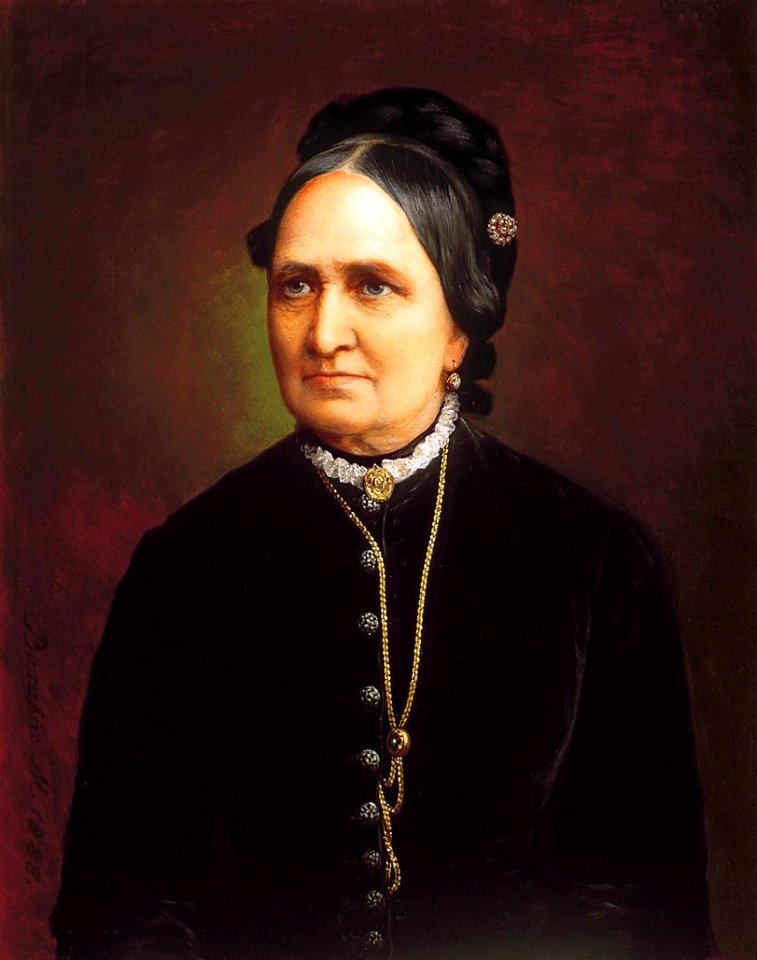 Barabás Portrait of Györgyi Illyés 1888