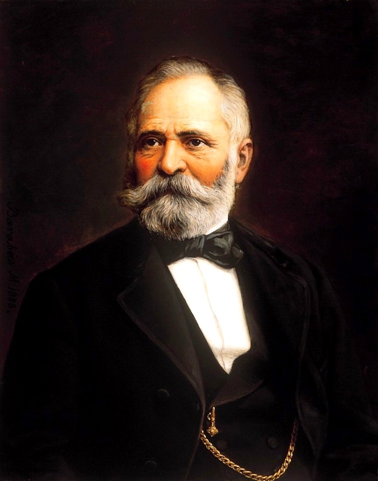 Barabás Portrait of József Rybassy 1888