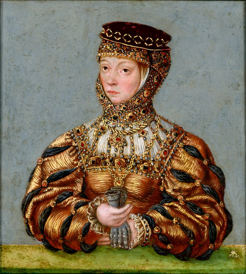 Barbara Radzivił. Барбара Радзівіл (L. Cranach, 1565)