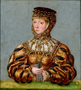 Barbara Radzivił. Барбара Радзівіл (L. Cranach, 1565)