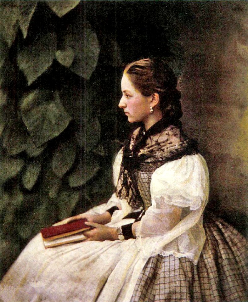 Barabás Portrait of Ilona Barabás 1863