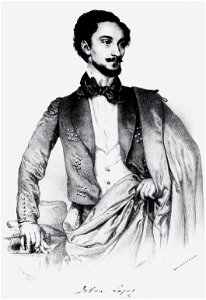 Barabás Portrait of Lajos Dobsa 1853