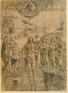 Baptism of Christ Mocetto British Museum