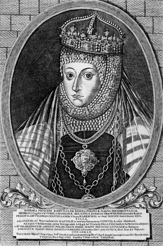 Barbara Radzivił. Барбара Радзівіл (H. Lajbovič, 1758, 1875)