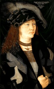 Jacopo de' Barbari (attrib.) - Ritratto di Heinrich, duca di Mecklenburg