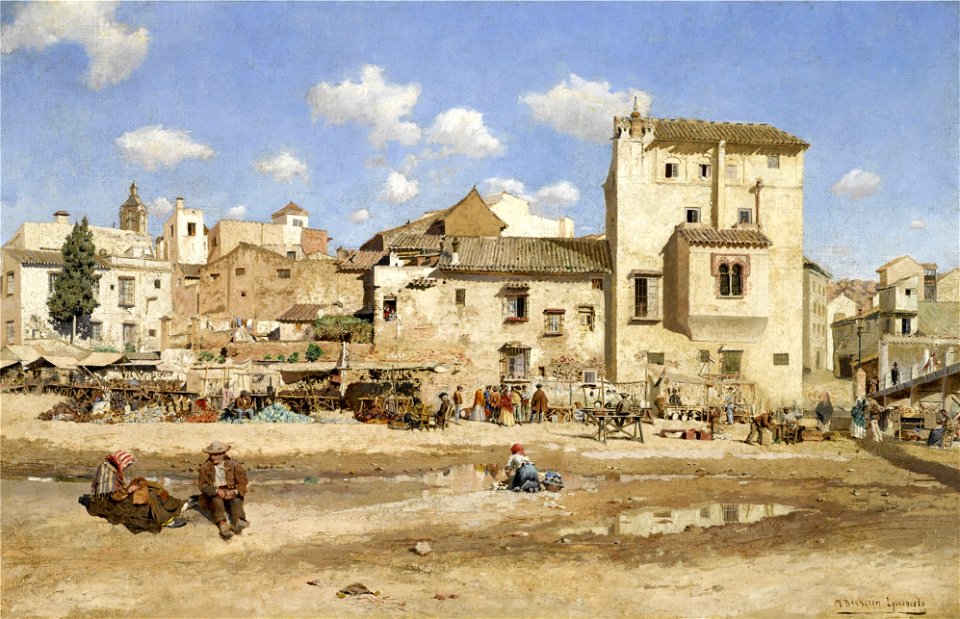 Mariano Barbasán - Calle en un Pueblo (1909)