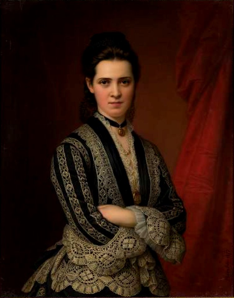 Barabás Portrait of Ilona Zichy 1877