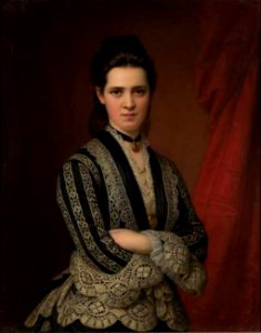 Barabás Portrait of Ilona Zichy 1877