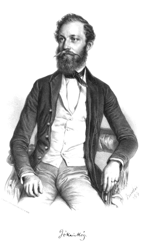 Barabás Portrait of Mór Jókai 1854