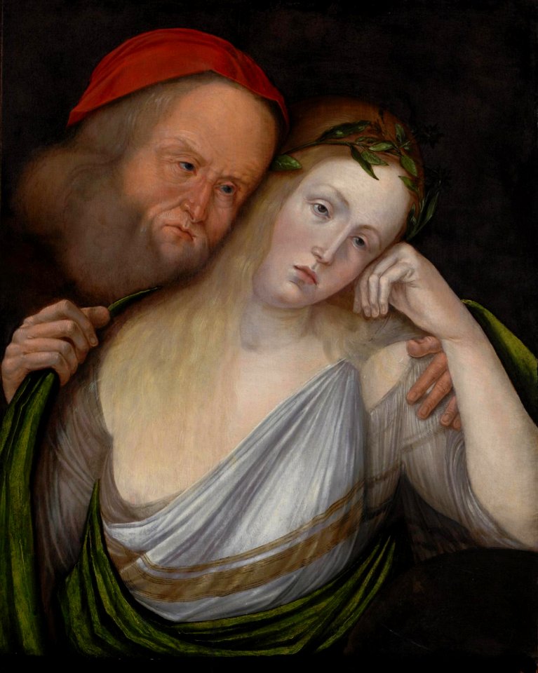 Jacopo de' Barbari - An old man and a young woman (Philadelphia)