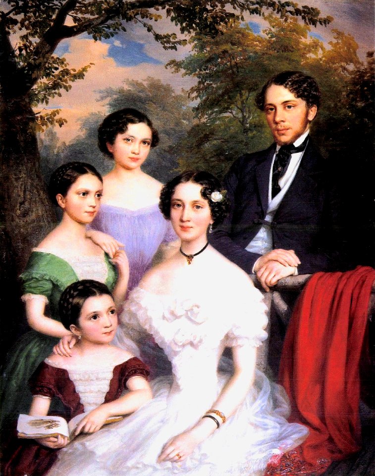 Barabás The Family Dégenfeld 1854