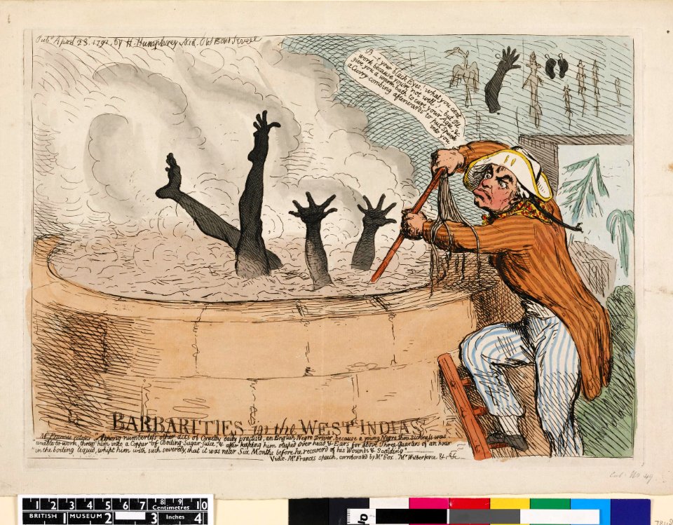 Barbarities in the West Indias (BM J,3.42 1)