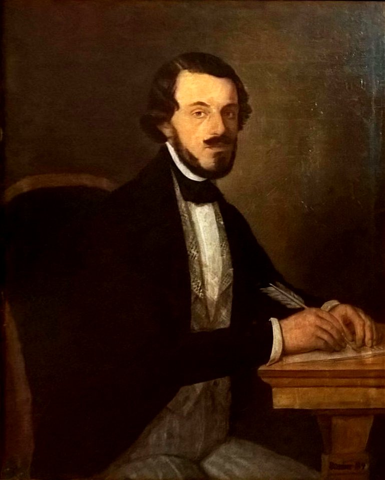 Barbu Iscovescu - Barbat scriind la masa (3)