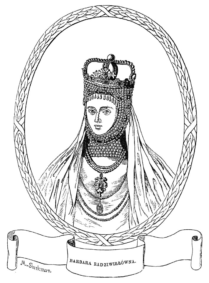 Barbara Radzivił. Барбара Радзівіл (M. Starkman, 1857)