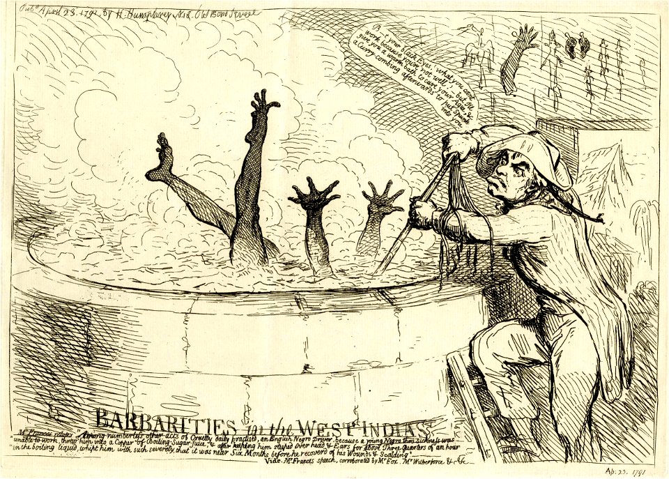 Barbarities in the West Indias (BM 1868,0808.6040)