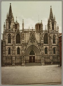Barcelona. Fachada de la Catedral LCCN2017660376