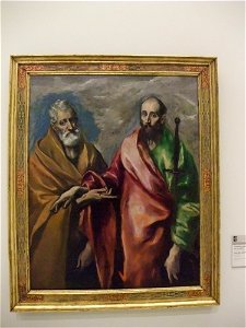 Barcelona-Museo Nacional d'Art de Catalunya (VII)-San Pedro y San Pablo (El Greco)