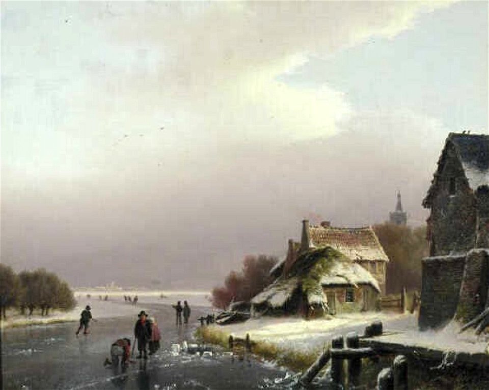 Barend Cornelis Koekkoek - Winterlandschap - 1412 (OK) - Museum Boijmans Van Beuningen