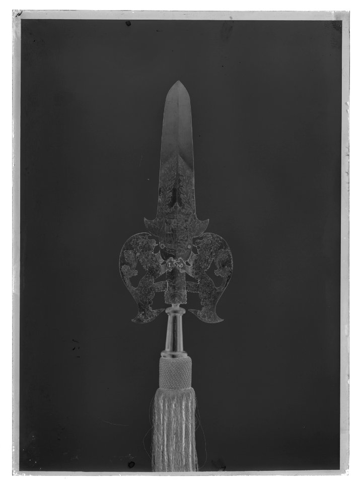 Bardisan för drabanter hos generalguvernören i Livland 1665-1672, greve Claes Tott - Livrustkammaren - 34780-negative
