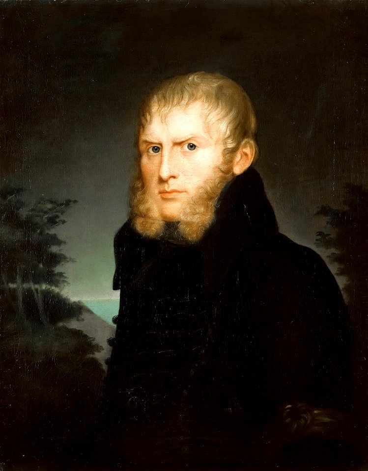 Caroline Bardua - Porträt Caspar David Friedrichs (1810)