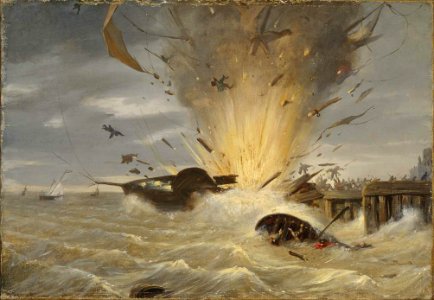 Barend Wijnveld - Anno 1831. De zelfopoffering van Van Speyk - SA 5041 - Amsterdam Museum