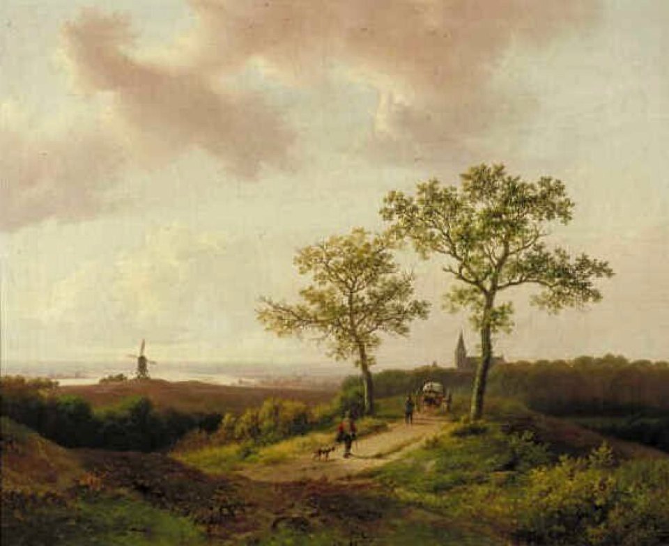 Barend Cornelis Koekkoek - Gelders landschap - 1413 (OK) - Museum Boijmans Van Beuningen