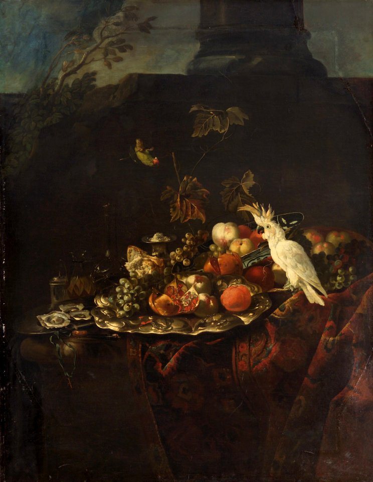 Barent van der Meer - Stilleben mit Kakadu - GG 546 - Kunsthistorisches Museum