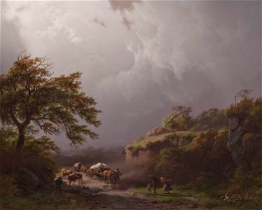 Barend Cornelis Koekkoek - De storm