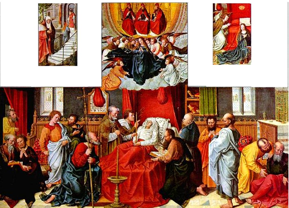 Barend van Orley - Polyptych with Death of the Virgin - CPAS-OCMW