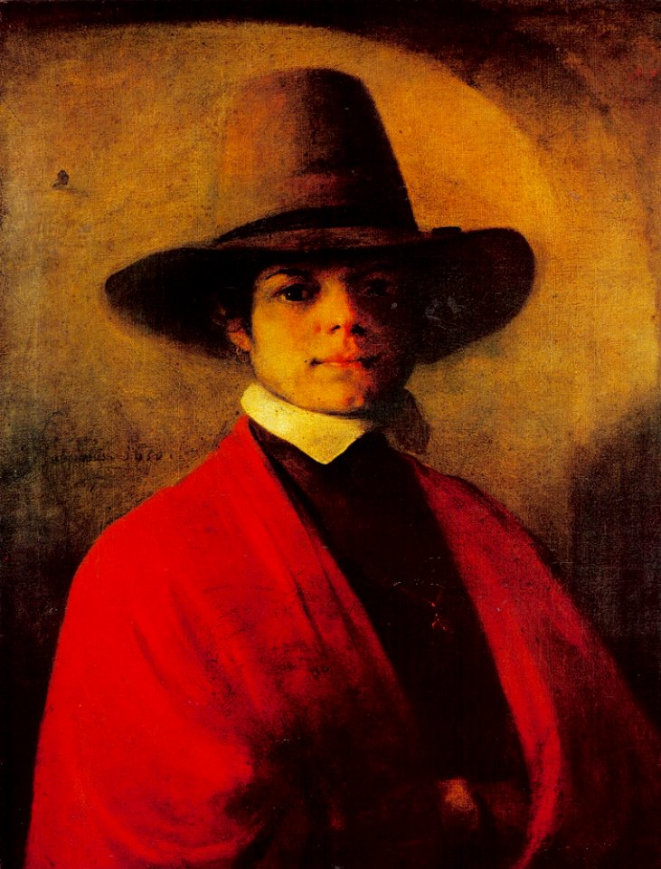 Barent Fabritius - Zelfportret met grote hoed - 736 - Städel Museum
